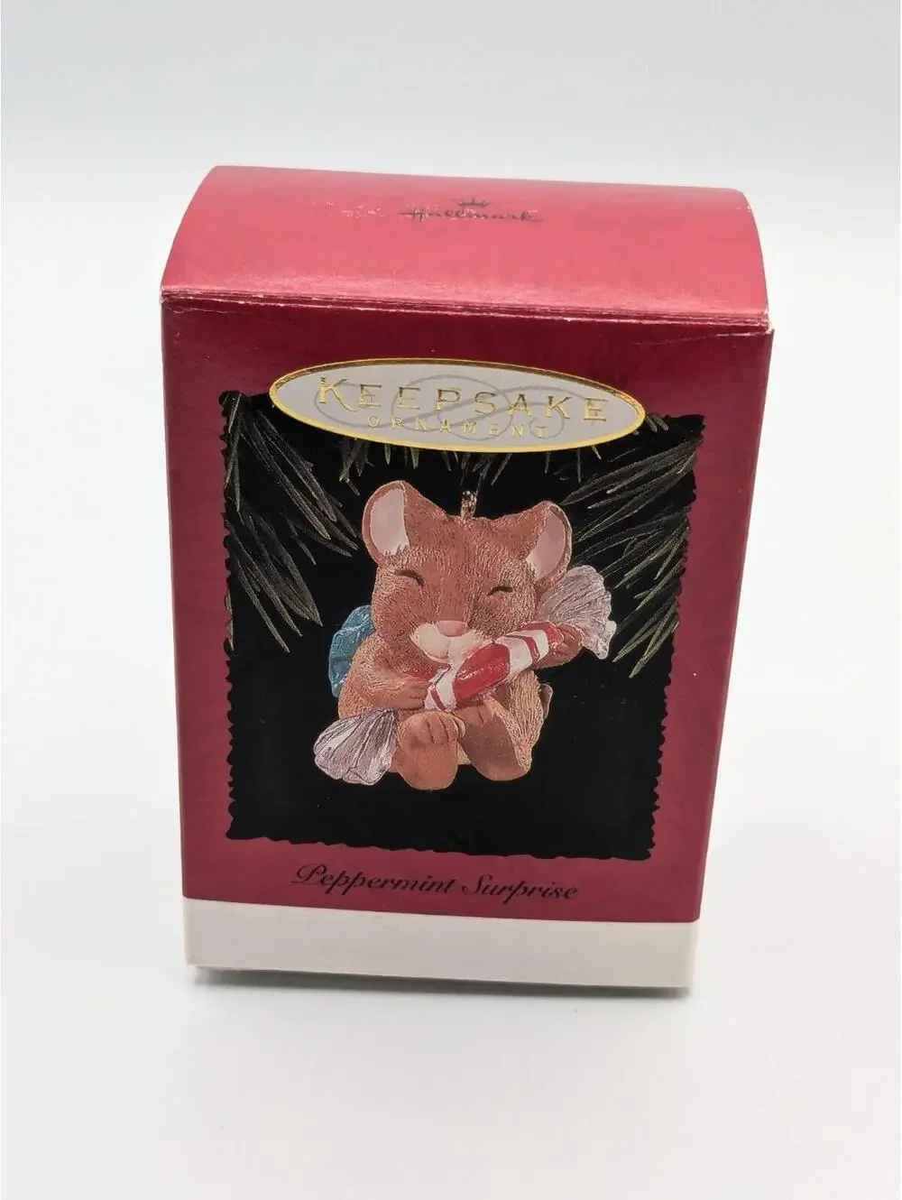 Hallmark Keepsake Peppermint Surprise 1996, Vintage Christmas Ornament